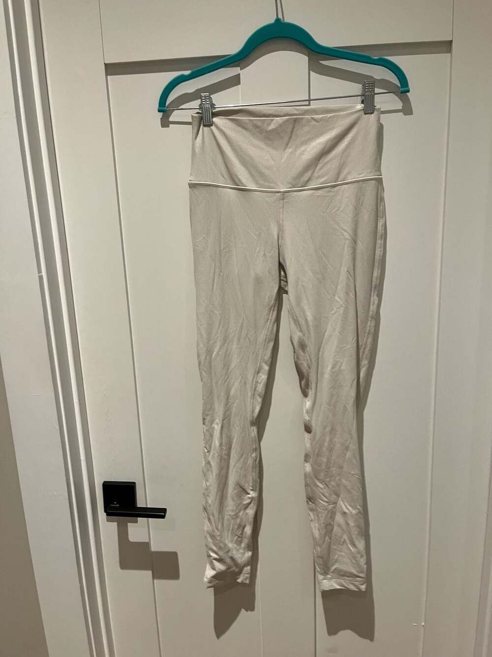 Lululemon Ribbed Metallic High-Rise Leggings Size 8